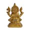 Estatua de Ganesha antigua pequeña de latón, Imagen 3