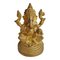 Estatua de Ganesha antigua pequeña de latón, Imagen 1