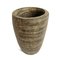 Brown Nagaland Wood Pot, Image 2