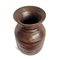 Vaso vintage rustico in legno intagliato, India, Immagine 2