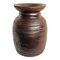 Vintage Rustic Wood Pot, India, Image 1