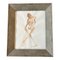 Female Nude, Untitled, 1970s, Watercolor on Paper, Framed 1