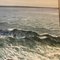 RW Moore, Meereslandschaft mit Segelboot, Aquarell, 1970er, gerahmt 4
