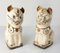 19th Century Chinese Cizhou Type Cat Form Joss Stick Incense Holders, Set of 2 2