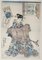 Utagawa Kunisada (Toyokuni III), Japanischer Ukiyo-E, Holzschnitt, 19. Jh. 2