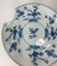 17th Century Chinese Blue and White Cafe-Au-Lait Glazed Plate 2