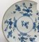 17th Century Chinese Blue and White Cafe-Au-Lait Glazed Plate 4
