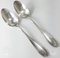 19th Century French Silverplate Spoons by Brille Paris, Set of 2, Image 2
