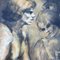 Thelma Thal, Retrato masculino y femenino, años 80, Pintura sobre lienzo, Imagen 2