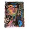 EJ Hartmann, Gran retrato abstracto, años 70, Pintura sobre papel, Imagen 1