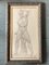 Studio Art Déco di nudo maschile, anni '20, disegno a carboncino, con cornice, Immagine 4
