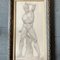 Estudio Art Déco con desnudos, años 20, dibujo al carboncillo, enmarcado, Imagen 2
