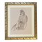 Female Nude Study Drawing, 1950s, Charcoal on Paper, Framed 1