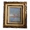 Paesaggio marino astratto, anni '70, Pastello su carta, con cornice, Immagine 1