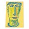 EJ Hartmann, Abstract Modernist Portrait, 2000er, Farbe auf Papier 1