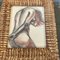 Dibujo al pastel desnudo de mujer, años 50, Obra de arte en papel, enmarcado, Imagen 2