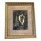 Disegno di nudo femminile, anni '50, carboncino su carta, con cornice, Immagine 1