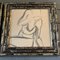 Untitled, 1920s, Charcoal Drawings on Paper, Framed, Set of 2 3