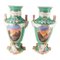 19th Century Paris Emerald Green Vases, Set of 2 1