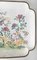 19th Century Chinese Canton Peking Enamel Square Dish with Flycatchers and Flowers 3