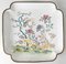 19th Century Chinese Canton Peking Enamel Square Dish with Flycatchers and Flowers 13