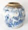 19th Century Chinese Abstract Blue and White Ginger Jar 2