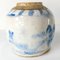 Vaso di zenzero blu e bianco astratto, Cina, XIX secolo, Immagine 4
