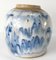 19th Century Chinese Abstract Blue and White Ginger Jar 13