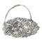 Early 20th Century Sterling Silver Basket with Leaf and Berry Design, Image 1