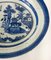 18th Century Chinese Chinoiserie Blue and White Nanking Platter Tray, Image 4