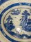 18th Century Chinese Chinoiserie Blue and White Nanking Platter Tray 6