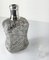 20th Century Sterling Silver Overlay Decanter Bottle with Lotus Flowers 6