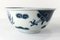 20th Century Chinese Chinoiserie Blue and White Dragon Bowl 7