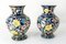 19th Century Bohemian Enameled Floral Vases from Moser, Set of 2 13