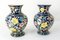 Vases Florales Bohème en Émail, 19ème Siècle de Moser, Set de 2 13