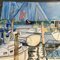 Barcos en el puerto, años 80, Acuarela sobre papel, Imagen 4