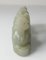 20th Century Chinese Carved Celadon Green Nephrite Jade Qilin Figure 5