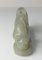 20th Century Chinese Carved Celadon Green Nephrite Jade Qilin Figure 3