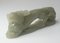 20th Century Chinese Carved Celadon Green Nephrite Jade Qilin Figure 13