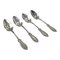 19th Century American Sterling Silver Union Pattern Spoons by Wendt & Co. for Ball Black & Co., Set of 4 1