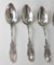 19th Century American Sterling Silver Union Pattern Spoons by Wendt & Co. for Ball Black & Co., Set of 4 3