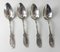 19th Century American Sterling Silver Union Pattern Spoons by Wendt & Co. for Ball Black & Co., Set of 4, Image 2