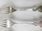 19th Century American Coin Silver Fleur De Lis Pattern Forks by Albert Coles, Set of 4 8