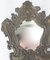18th Century Italian Decorative Tin Metal Wall Mirror, Image 3
