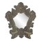 18th Century Italian Decorative Tin Metal Wall Mirror, Image 1