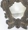 18th Century Italian Decorative Tin Metal Wall Mirror, Image 6