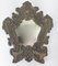 18th Century Italian Decorative Tin Metal Wall Mirror 2
