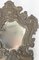 18th Century Italian Decorative Tin Metal Wall Mirror 4