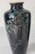 19th Century Japanese Cloisonne Meiji Period Vases with Wisteria and Birds, Set of 2, Image 4
