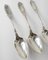 19th Century New York City Coin Silver Spoons in Jenny Lind Pattern by Albert Coles, Set of 3 2